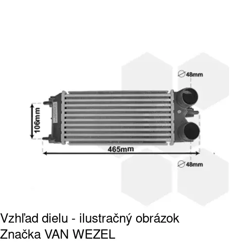 Chladiče vzduchu (Intercoolery) 3238J8-2 /POLCAR/ - obr. 4