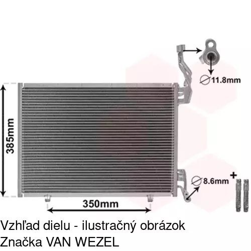 Chladiče klimatizácie 3238K8C2S /POLCAR/ - obr. 4