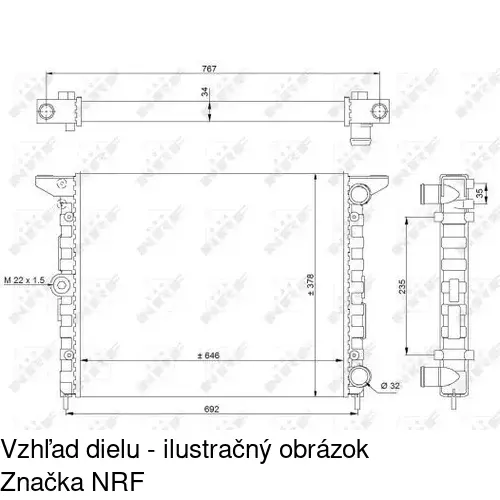 Chladiče vody 324008-4 /POLCAR/ - obr. 1