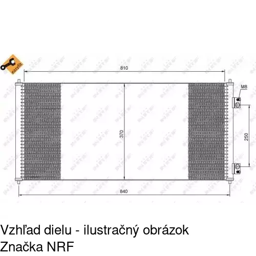 Chladiče klimatizácie 3247K8C1S /POLCAR/ - obr. 1