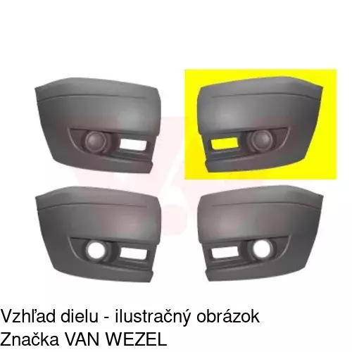 Rámik nárazníka 324817-J /POLCAR/ - obr. 2