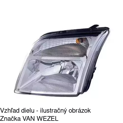 Hlavný reflektor 325609-C /POLCAR/ - obr. 5