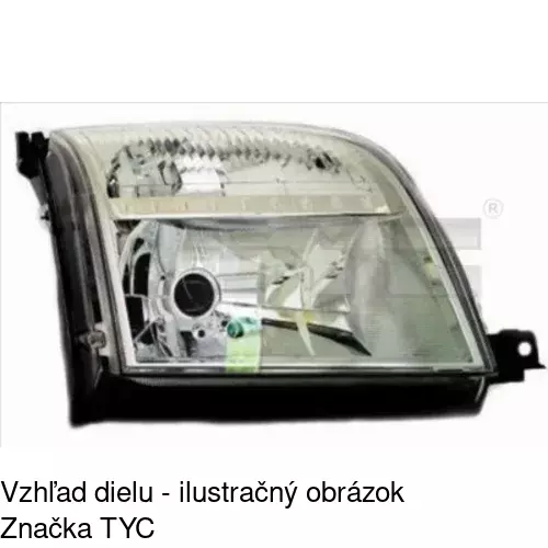 Hlavný reflektor POLCAR 325710-E