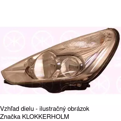Hlavný reflektor POLCAR 3275091H