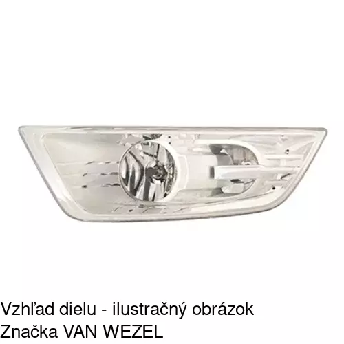Hmlové svetlo - predné 327629-H /POLCAR/ - obr. 3