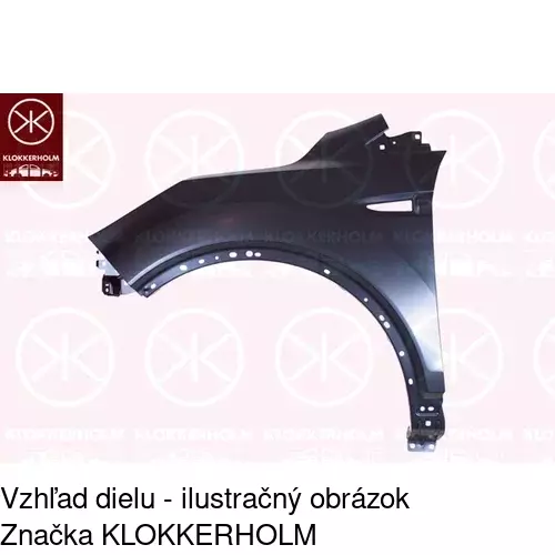 Predný blatník POLCAR 32X102