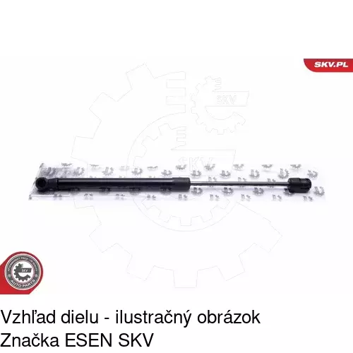Plynová pružina 3430ASD /POLCAR/ - obr. 2