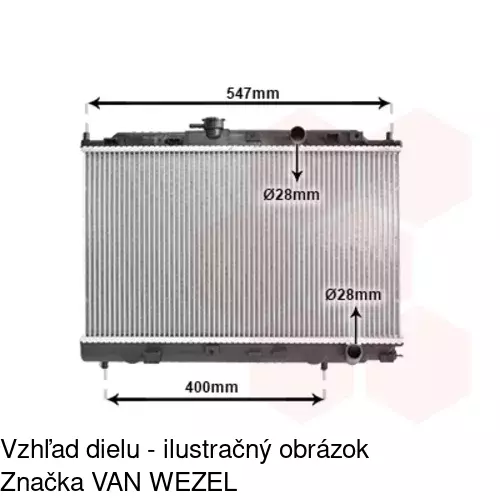 Chladiče vody 380508-2 /POLCAR/ - obr. 1
