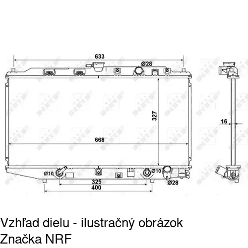 Chladiče vody POLCAR 3805081K