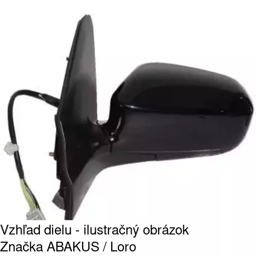 Vonkajšie zrkadlo 3825523M /POLCAR/ - obr. 1