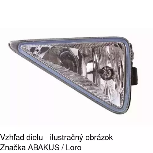 Hmlové svetlo - predné 3829300E /POLCAR/ - obr. 1