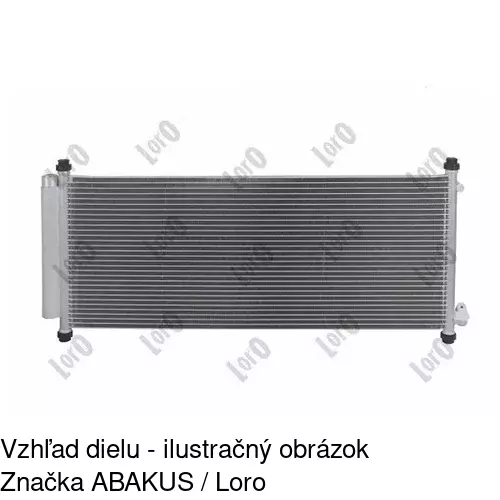 Chladiče klimatizácie 3835K8C2 /POLCAR/ - obr. 1