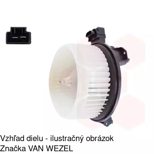 Ventilátory kúrenia 3836NU-1 /POLCAR/ - obr. 2