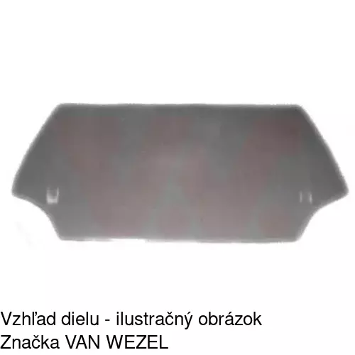 Kapota - poškodená POLCAR 400803UA