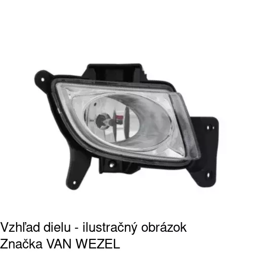 Hmlové svetlo - predné 401530-E /POLCAR/ - obr. 1
