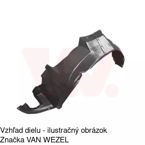 Podblatník (plast) 4035FP1T /POLCAR/ - obr. 1