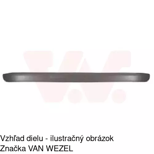 Lišta nárazníka 404296-4 /POLCAR/ - obr. 1