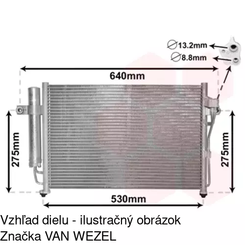 Chladiče klimatizácie 4042K8C2S /POLCAR/ - obr. 4