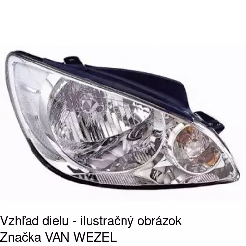 Hlavný reflektor 4044101E /POLCAR/ - obr. 2