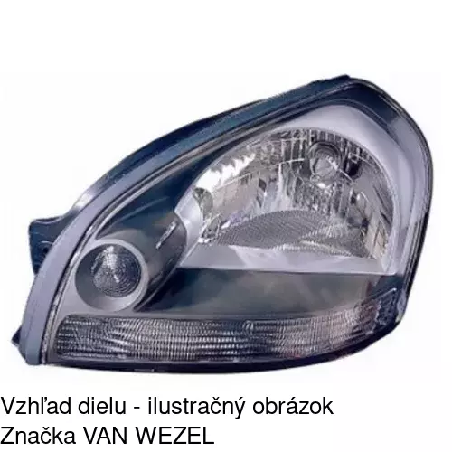 Hlavný reflektor 4047090E /POLCAR/ - obr. 2