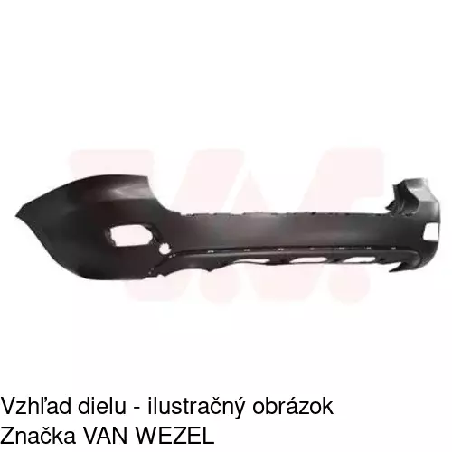 Zadný nárazník 405196 /POLCAR/ - obr. 1
