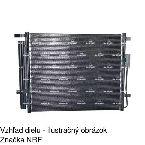 Chladiče klimatizácie POLCAR 40X1K82X