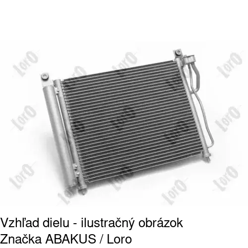 Chladiče klimatizácie 4106K8C1S /POLCAR/ - obr. 2