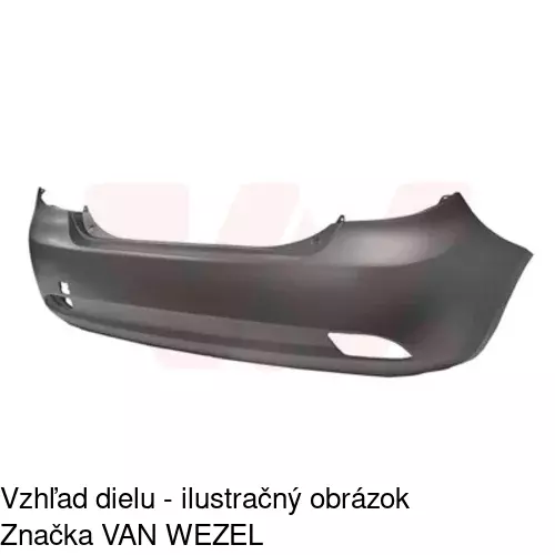 Zadný nárazník POLCAR 411496-1