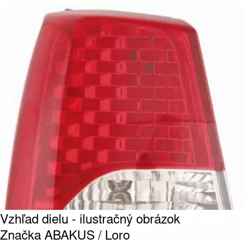 Zadné svetlo POLCAR 417288-E