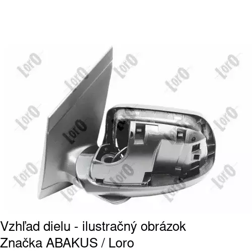 Vonkajšie zrkadlo POLCAR 41A1514M