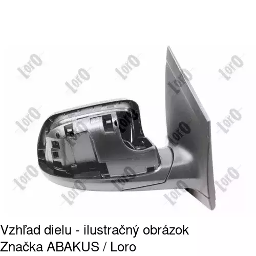 Vonkajšie zrkadlo POLCAR 41A1524M