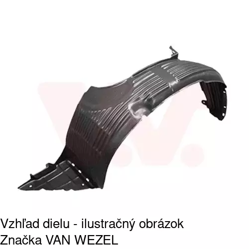 Podblatník (plast) POLCAR 41A1FL1T
