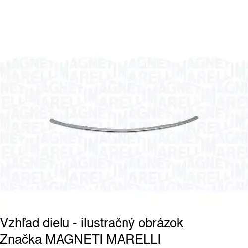 Lišta krytu nárazníka POLCAR 42172712