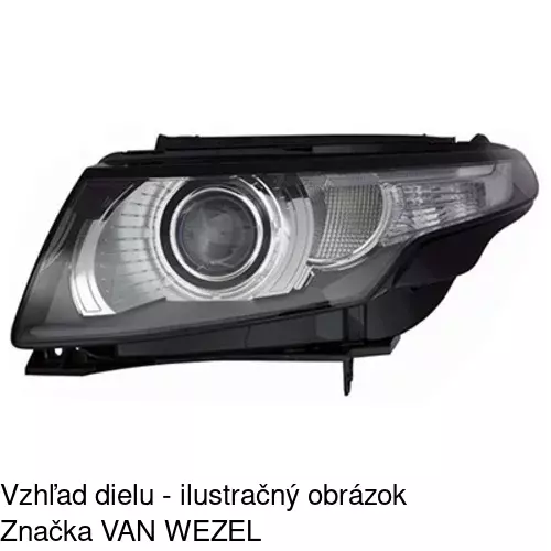 Hlavný reflektor 43Y110-H /POLCAR/ - obr. 1