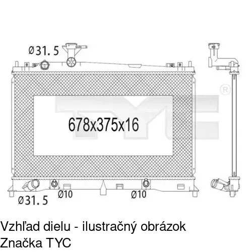 Chladiče vody POLCAR 4519082K