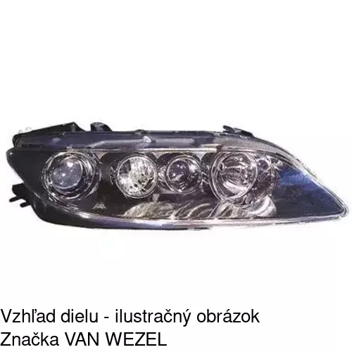 Hlavný reflektor 4519104U /POLCAR/ - obr. 2