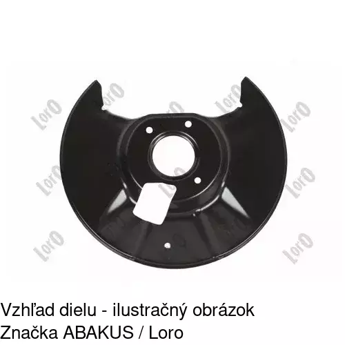 Brzdovy štít 4519OT-6 /POLCAR/ - obr. 1