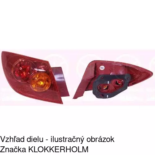 Zadné svetlo 4541872E /POLCAR/ - obr. 1
