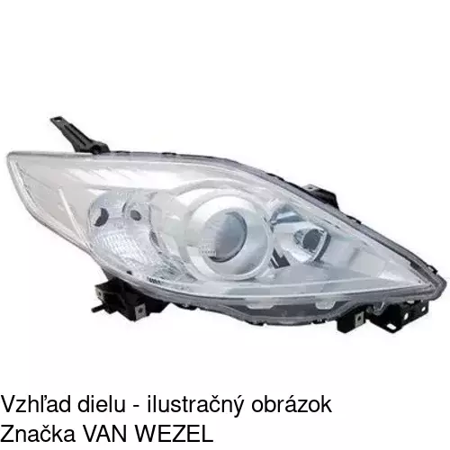 Hlavný reflektor 4550102E /POLCAR/ - obr. 4