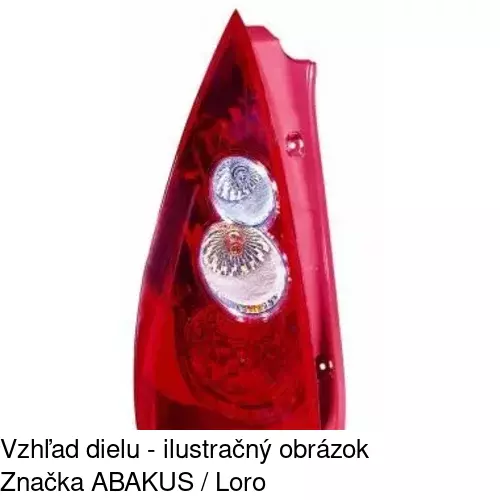 Zadné svetlo 455087-E /POLCAR/