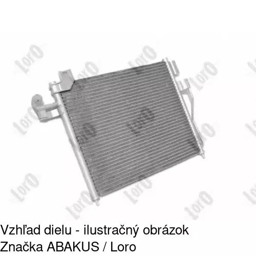 Chladiče klimatizácie 4555K8C1 /POLCAR/ - obr. 1