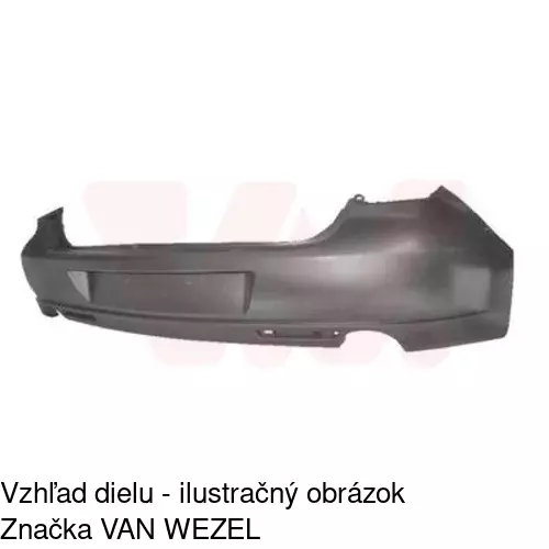 Zadný nárazník POLCAR 456096-2