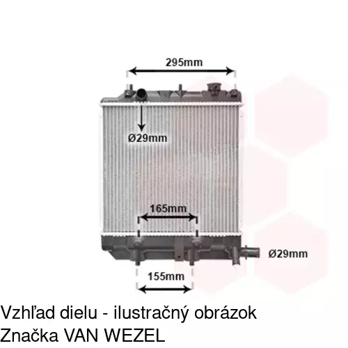Chladiče vody 4571081K /POLCAR/ - obr. 2