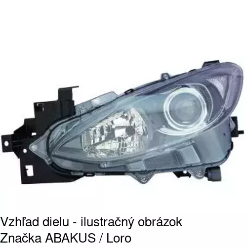 Hlavný reflektor 45C2090E /POLCAR/ - obr. 3