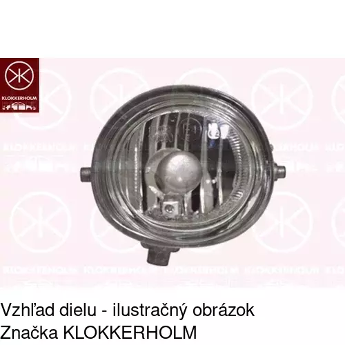 Hmlové svetlo - predné 45X129-E /POLCAR/ - obr. 1