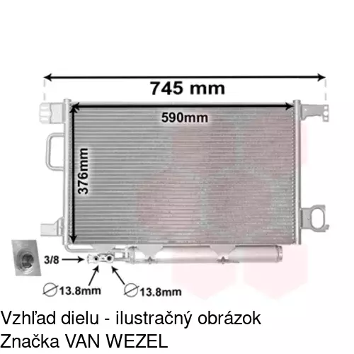 Chladiče klimatizácie 5003K8C5 /POLCAR/ - obr. 3