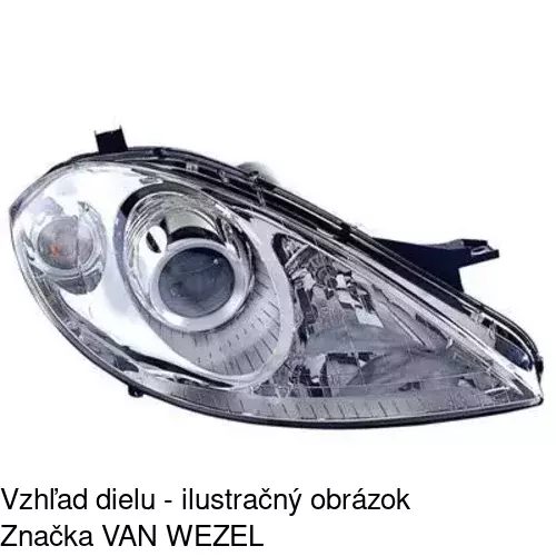 Hlavný reflektor 5006103E /POLCAR/ - obr. 4