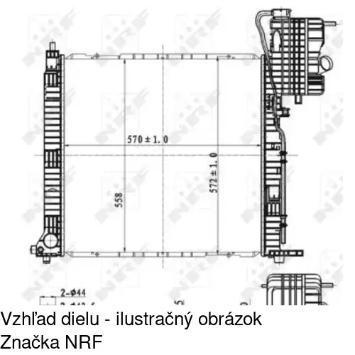 Chladiče vody POLCAR 50120810X