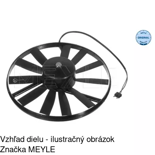 Ventilátory chladičov POLCAR 501423W3