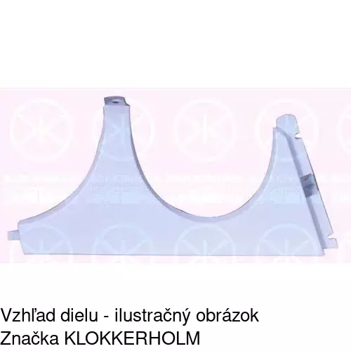 Lišta pod reflektorom 501506-2 /POLCAR/